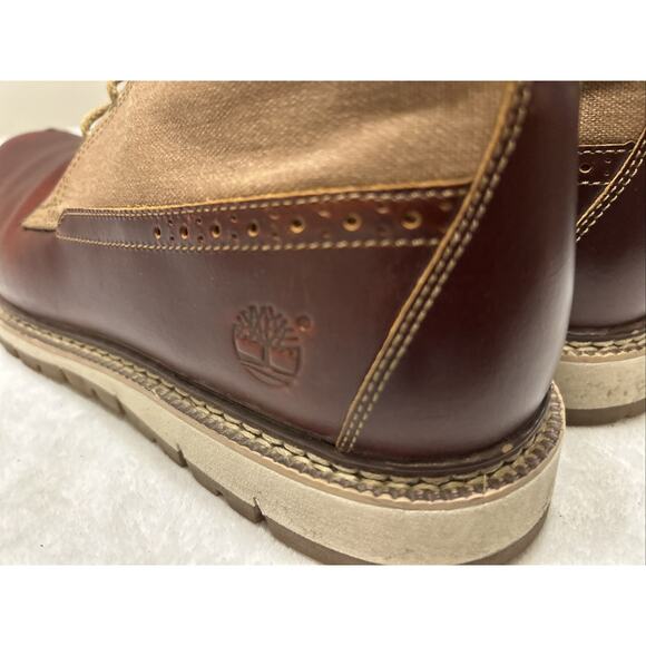Timberland Boots Men’s Size 13 Britton Hill Waterproof Chestnut Leather Chukka - Picture 7 of 11